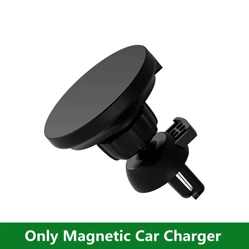 Magnetic Car Wireless Charger Stand Mobile Phone Chargers Holder for iPhone 15 14 13 12 Pro Max Mini Car Fast Charging Station
