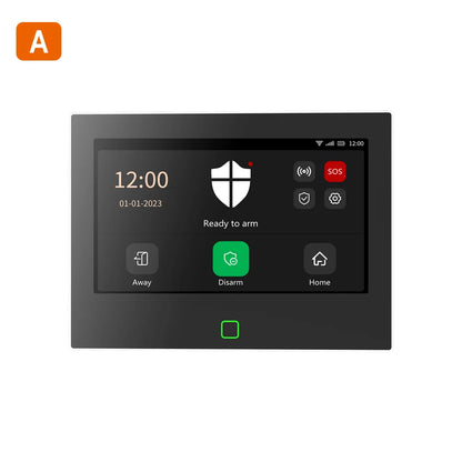 Staniot Original 7inch 4G WiFi Security Alarm Protection Kit Built-in 5000mAh Battery Alexa Wireless Smart Home Alarm System
