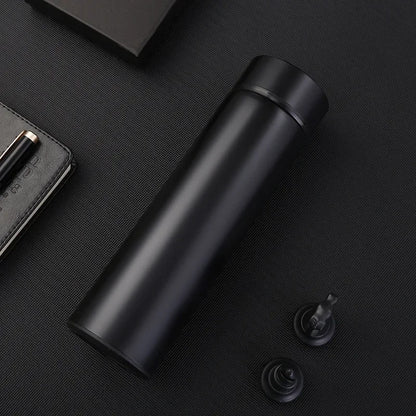 500ml Stainless Steel Insulated Thermos Bottle 316 Intelligent Water Cup High-end Tea Cup Business Gift One Cup with Double Lids
