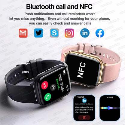 2025 New For Xiaomi Series 10 NFC Watch Men AMOLED Screen Bluetooth Call GPS Sport Waterproof Health Tracker Smartbracelet Women
