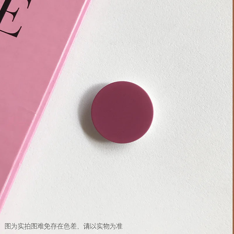 Cute Airbag Holder Korean Ins Style Internet Celebrity Lazy Desktop Retractable Round Folding Mobile Phone Holder Pop Sockets