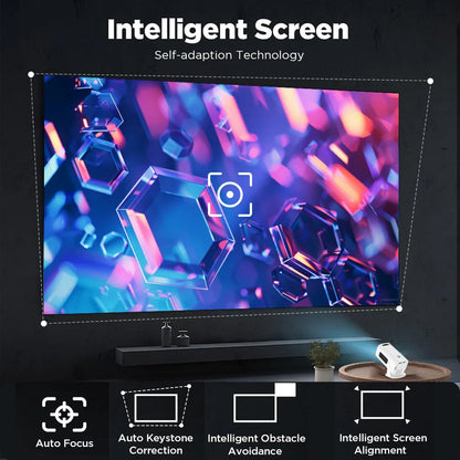 HP330 portable new home 4K projector, immersive home theater, suitable for home/outdoor/office
