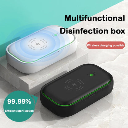 UTHAI UV mobile phone disinfection box wireless charging 15W multifunctional disinfection box sterilization machine SP48