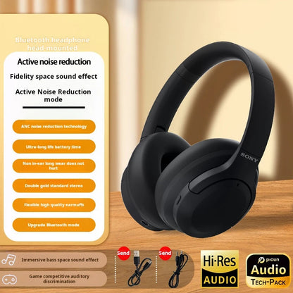 SONY D2-ANC Wireless Headphones Bluetooth 5.3 Earphones Foldable Gaming Headset Sport Headphone with Mic Music Earbuds Original