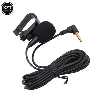 MINI Professionals Car Audio Microphone 3.5mm Jack Plug Mic Mono Mini Wired External Microphone for PC Auto Car DVD Radio NEW