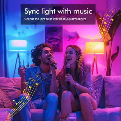 Tuya Smart LED Light Bulb E27 RGB 15W 20W Wifi Bluetooth Led Lamp Home Decor Lighting 220V 110V For Alexa Google Assistant