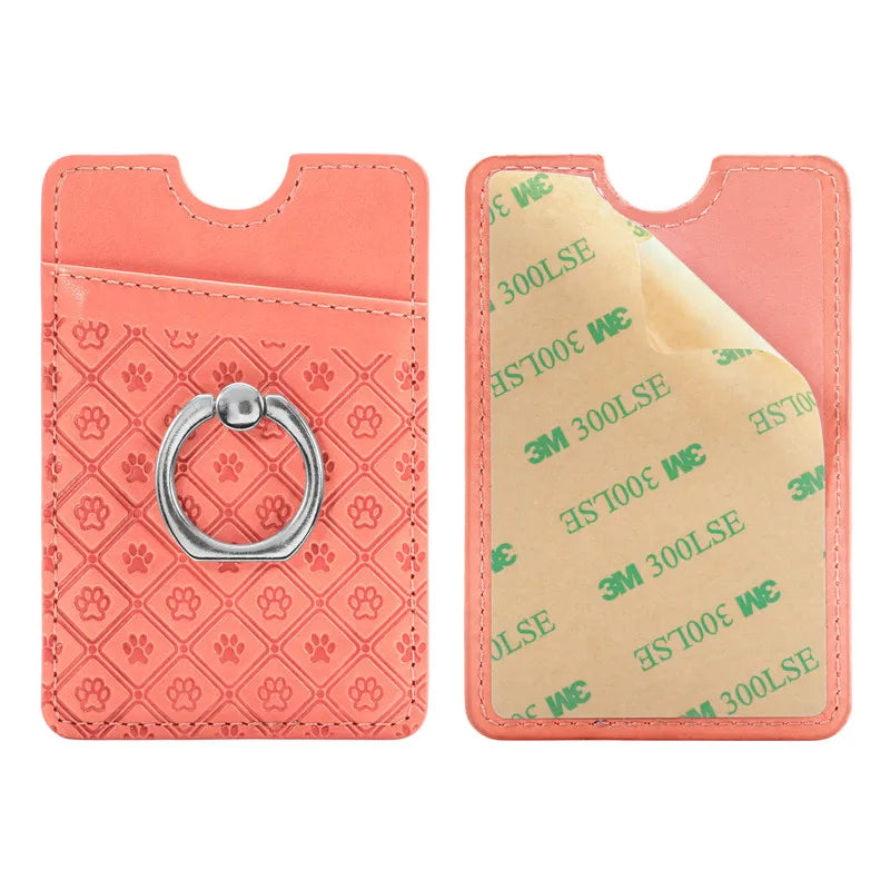 Cute Claw Design Smart Phone Ring Socket Holder Wallet Credit Card Holder 3M Adhesive Sticker Mobile Stand Case Soporte Celular