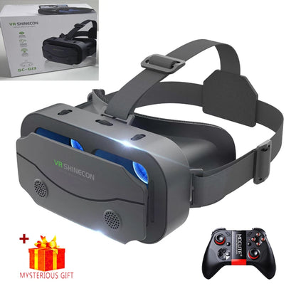 VR Glasses 3D Virtual Reality Headset Devices Helmet Lenses Goggles Smart For Smartphones Phone Cell Controller Mobile Game Viar