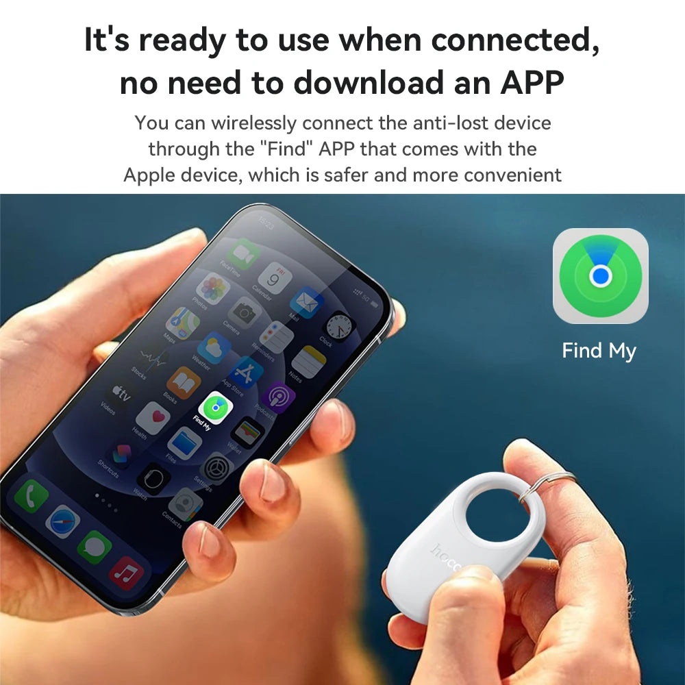 HOCO E94 SmartTag Bluetooth GPS Smart Trackers Finder intelligent positioning Pet Car key Bag Wallet anti-lost device Find my