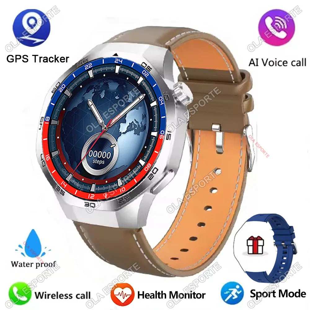 2025 New Watch GT5 Pro Smart Watch 1.5“ AMOLED Screen NFC GPS Tracker BT Calls Health Waterproof Smartwatch Men Women For Huawei