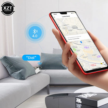 For Tuya Mini Locator Anti Lost GPS Tracker Keychain Alarm Smart Wireless Bluetooth-compatible Location Tag Search Key Finder