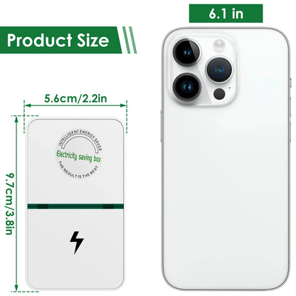 2/4Pcs Power Saver Portable Electricity US Energy Saver Smart Saving Box Safe Household Plug 90V-250V for Office Kitchen Accesso
