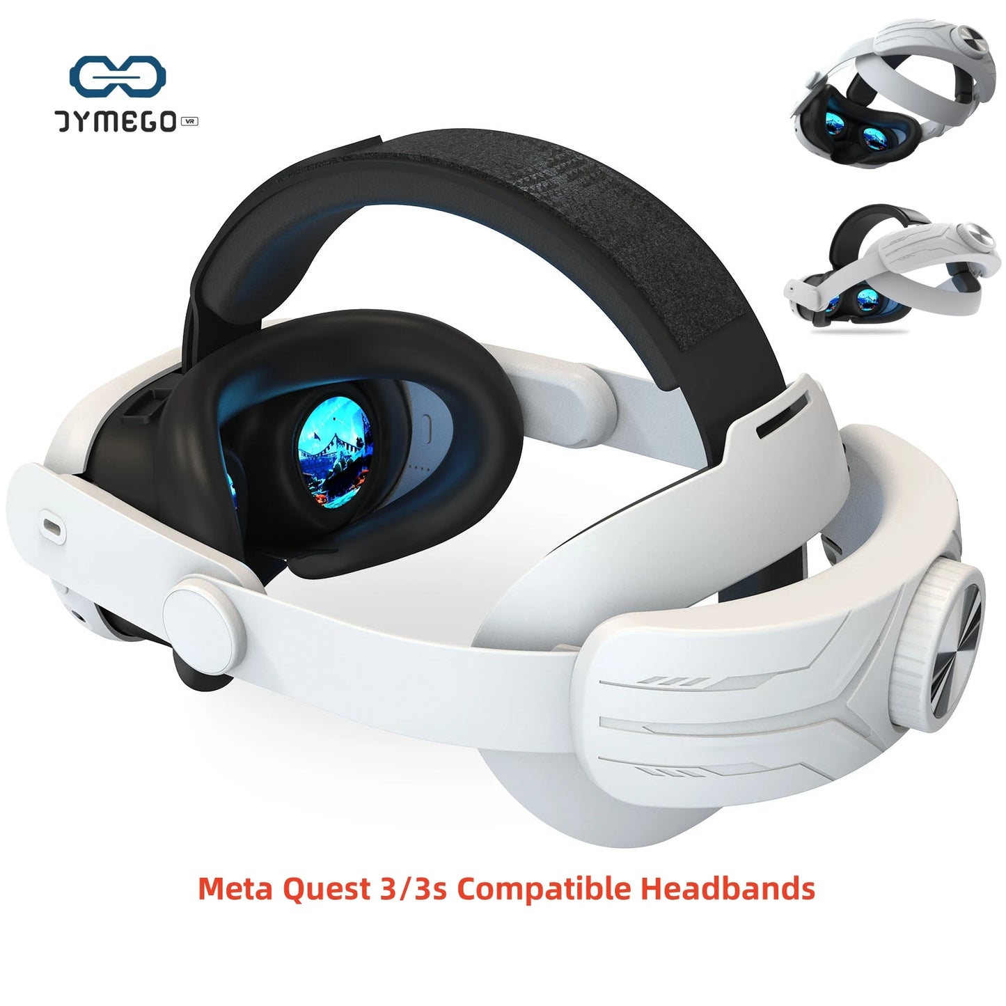 Head Strap Compatible with Meta Quest 3/3s, Adjustable Elite Headstrap Design for Meta Quest 3/3s VR Accessories,
