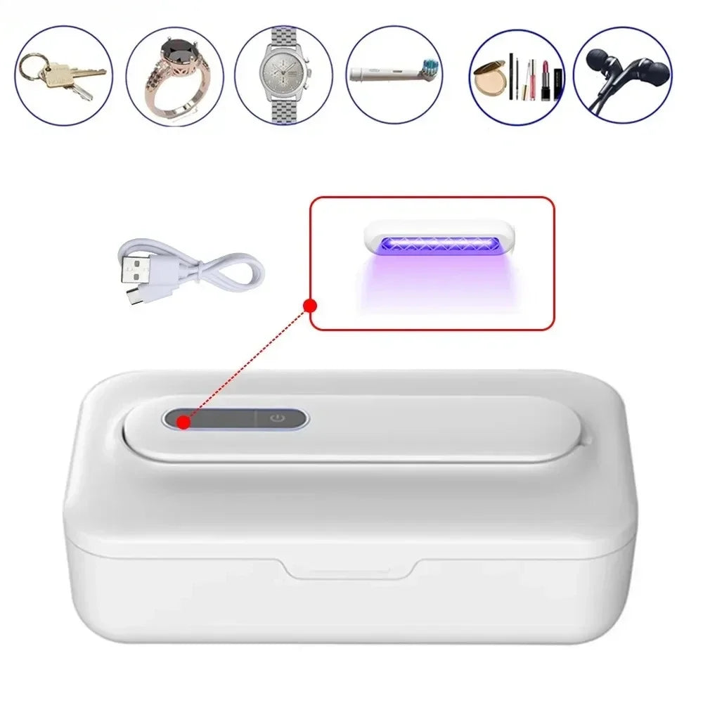 Portable Version Multifunctional UV Sterilizer Box for Underwear Cell Multifunctional Disinfection Case UVC Light Sanitizer Wand