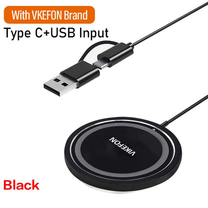 Magnetic 30W Wireless Charger Fast Charging Pad Stand for iPhone 15 14 13 12Pro Max Airpods PD USB A Phone Chargers Dock Station