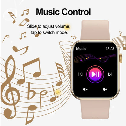 2025 New For Apple DT Watch 10 Smart Watch Men Women Waterproof Support 120 Sports ECG+PPG 1.81 inch Bluetooth Call Smart Watch