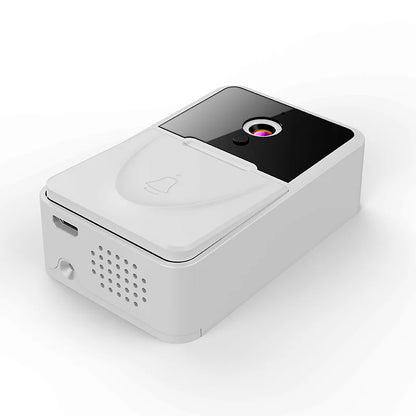 WiFi Video Doorbell Camera Visual Wireless Smart Doorbell Night Vision Two-Way Audio Cloud Storage Security Door Bell Chime