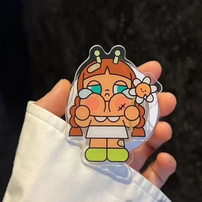 NEW Korea Cartoon Character Strong Magnetic Popsockets Holder For Magsafe Griptok Foldable Stand Finger Bracket Case Accessories