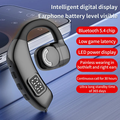 Wireless Bluetooth Headphones Bone Conduction Earphones With Microphone Handsfree Noise Canceling Headset For Driving Audifonos