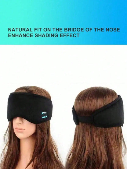 Bluetooth Music Eye Mask Wireless Intelligent Light Shielding Eye Mask Answer Phone Wireless Sleep Eye Mask