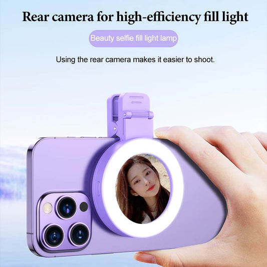 selfie fill light Mobile led light led fill light for professional photography  camera light led light mobile selfie ring lights