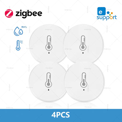 ZigBee Temperature And Humidity Sensor Remote Monitoring Hygrometer,Smart Home Automation,For Alexa Google Yandex Home Assistant