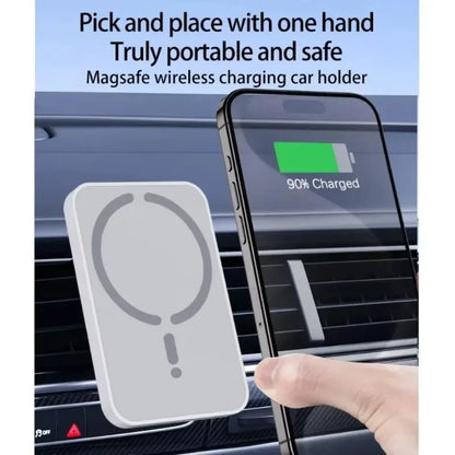 Car 30W Magnetic Wireless Charger Air Vent Clip Phone Holder For Magsafe iPhone 16 15 14 13 12 Pro Max Fast Car Charging Stand
