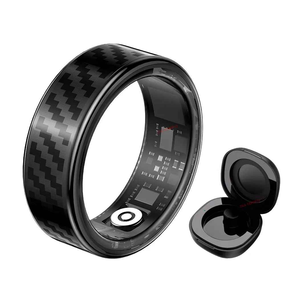 For Xiaomi Smart Ring Call Alert Heart Rate Blood Oxygen Monitoring Pedometer Calorie Multifunctional Fitness Smart Finger Ring