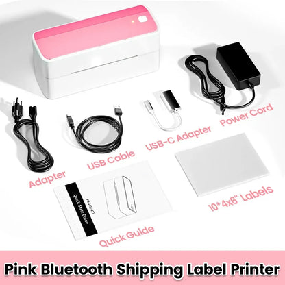 Phomemo 241 Bluetooth Thermal Label Printer Wireless Small Shipping Label Printer 4X6 Compatible with iPhone Android Mac Window