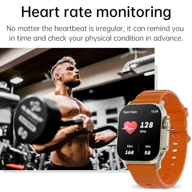 Smart Watch 2025 T800 Ultra 2 Watch Ultra Gen 2 IWO Watch Bluetooth Heart Rate Waterproof Wireless Fitness Watch ﻿ ﻿