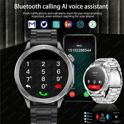 2025 New WATCH X Upgrade Smart Watch Men Watch X2 AMOLED HD Screen Bluetooth Call GPS Trajectory  Heart Rate Compass SmartWatch