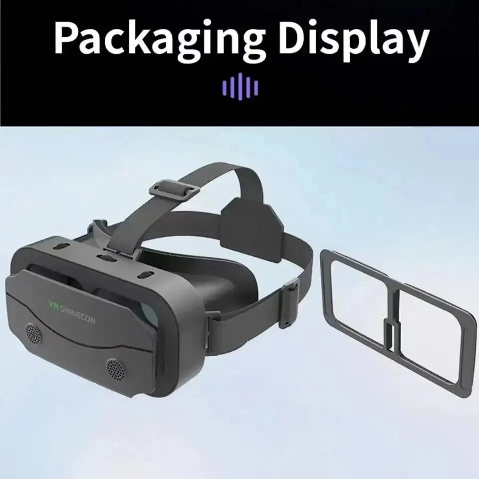 VR Glasses 3D Virtual Reality Headset Devices Helmet Lenses Goggles Smart For Smartphones Phone Cell Controller Mobile Game Viar
