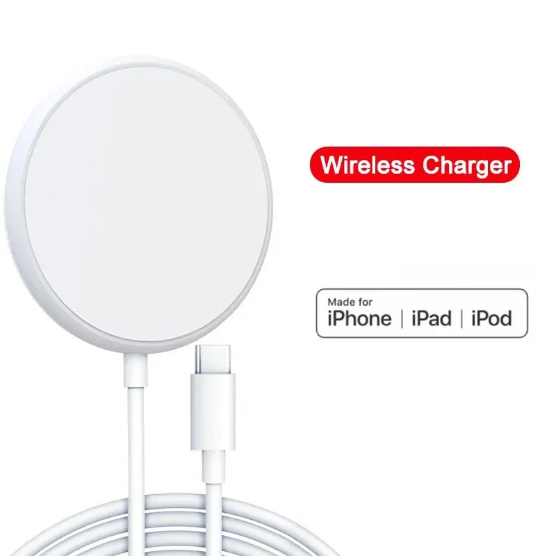 Magnetic Chargers Type C Fast Wireless Charger Pad Stand for Magsafe IPhone 16 15 14 13 12 Pro Max PD Phone Charging Dock