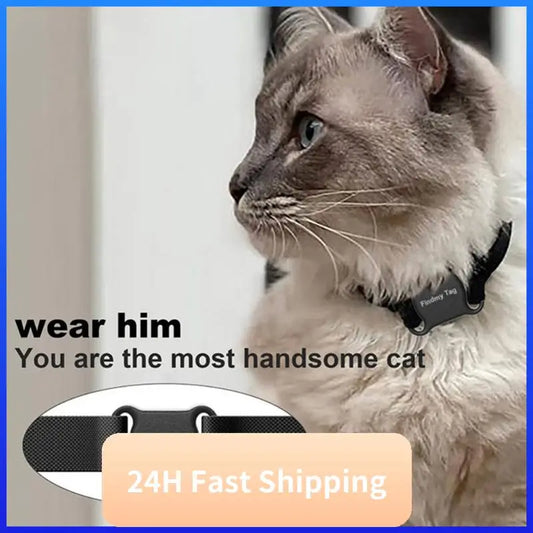 Mini GPS Tracker 2.4G Low-Power WIFI Locator Car Pets Airtags Smart Finder Key Finder Positioning Findmy Tag APP Durable (Black)