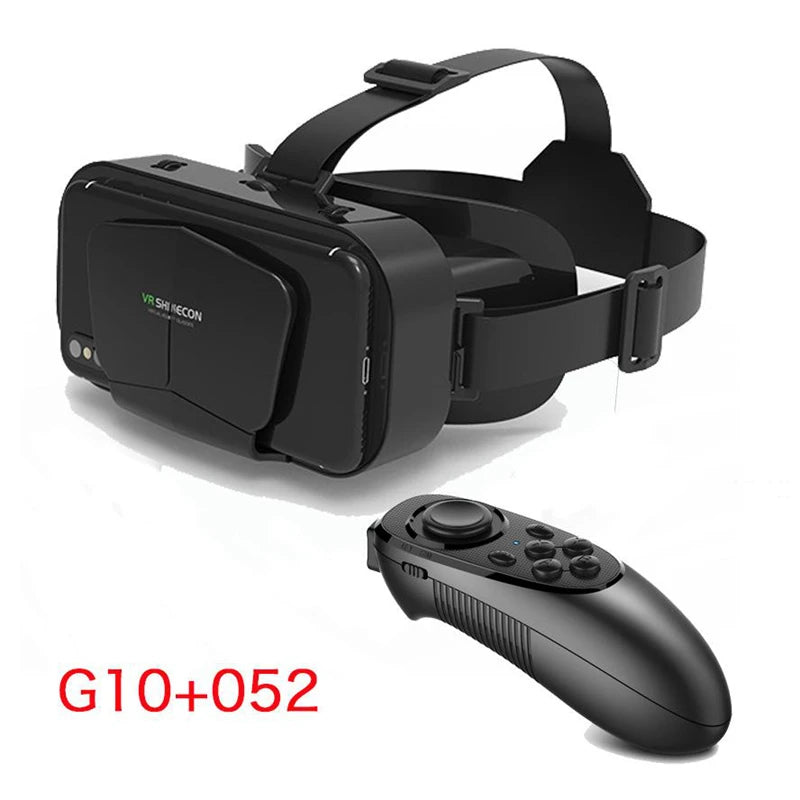 Xiaomi G10 4K Giant Screen Virtual Reality 3D Glasses Google Cardboard Box VR Helmet for 4.7-7" Phone Game Controller Player