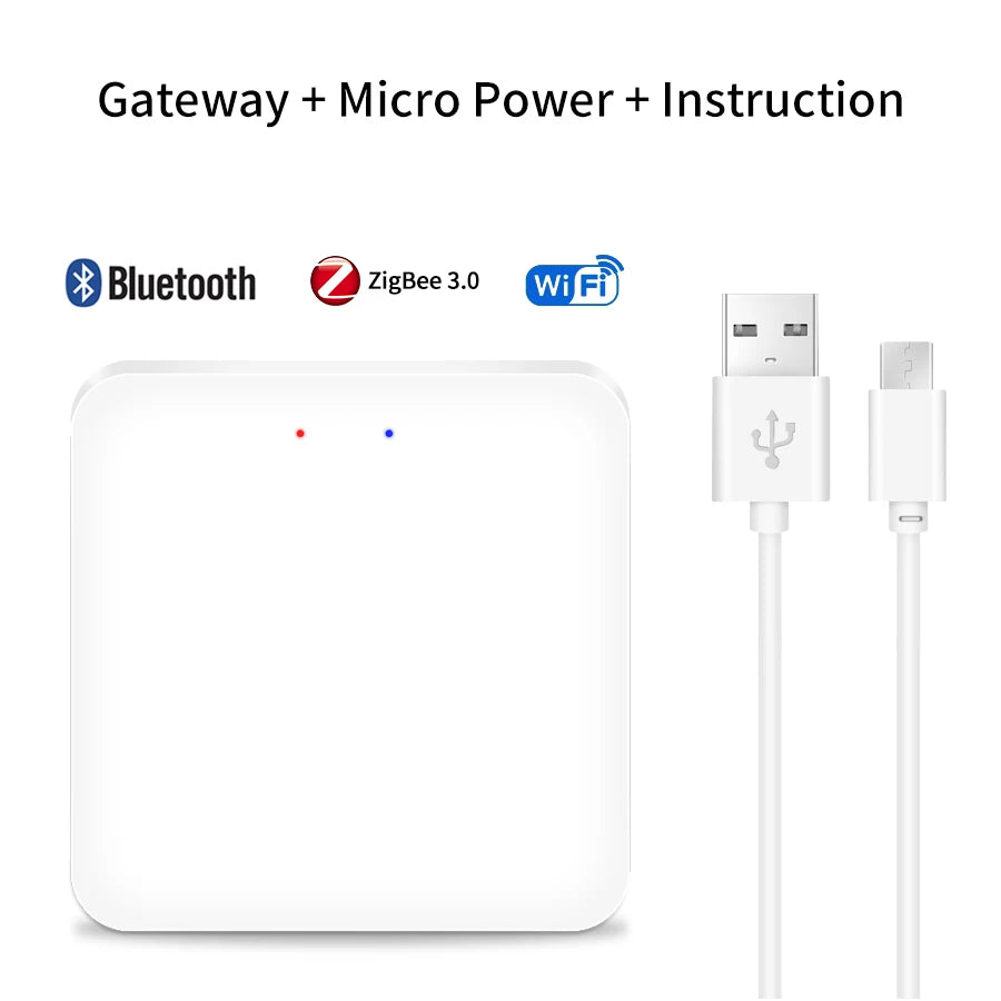 Zigbee 3.0 Gateway HUB Wireless Tuya Multi-mode WiFi Bluetooth Smart Life Home Bridge Remote Control Work With Alexa Google Home