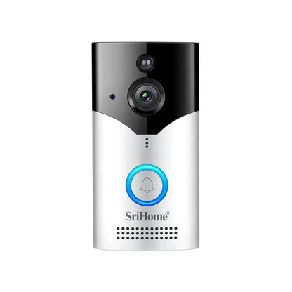 5Inch Screen 4MP 1440p Srihome APP SH054 Wireless WIFI Doorbell 120Degree Wide Angle Video Door Phone Visual Door Viewer Camera