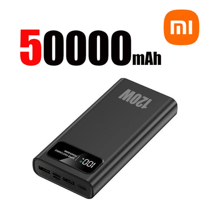 Xiaomi Power Bank 200000mAh 120W Super Fast Charging Battery High Capacity Digital Display Power Bank For iPhone Samsung Huawei