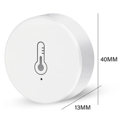 Tuya Smart Zigbee Temperature And Humidity Sensor indoor Thermometer Monitor Work Smartlife With Alexa Google Home APP Assistant