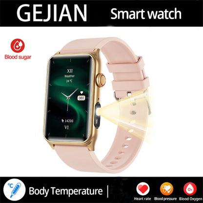 2025 New Smart Watch Men LED Bluetooth Call Sports Men's Smartwatch Heart Rate Health Temperature Monitoring Women Smart Watches