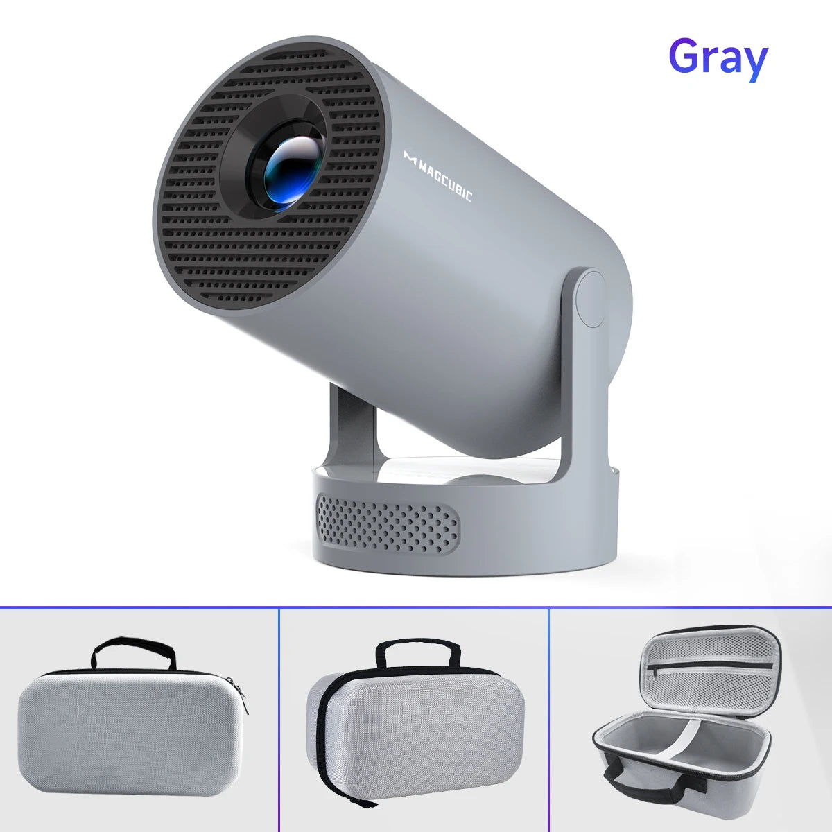 Magcubic HY300 Pro + Projector 4K 720P With 5W Speaker Android 11 8000 Lumens WiFi 6 BT5.4 Outdoor Video Home Theater Projector