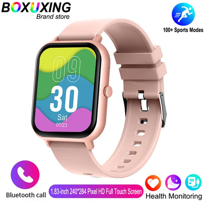For Xiaomi 2025 New Smart Watch Men Bluetooth Call Fitness Tracker Heart Rate IP68 Waterproof Smart Watch Men Women IOS Android