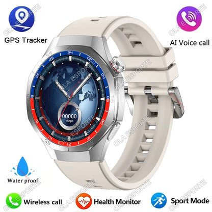 2025 New Watch GT5 Pro Smart Watch 1.5“ AMOLED Screen NFC GPS Tracker BT Calls Health Waterproof Smartwatch Men Women For Huawei