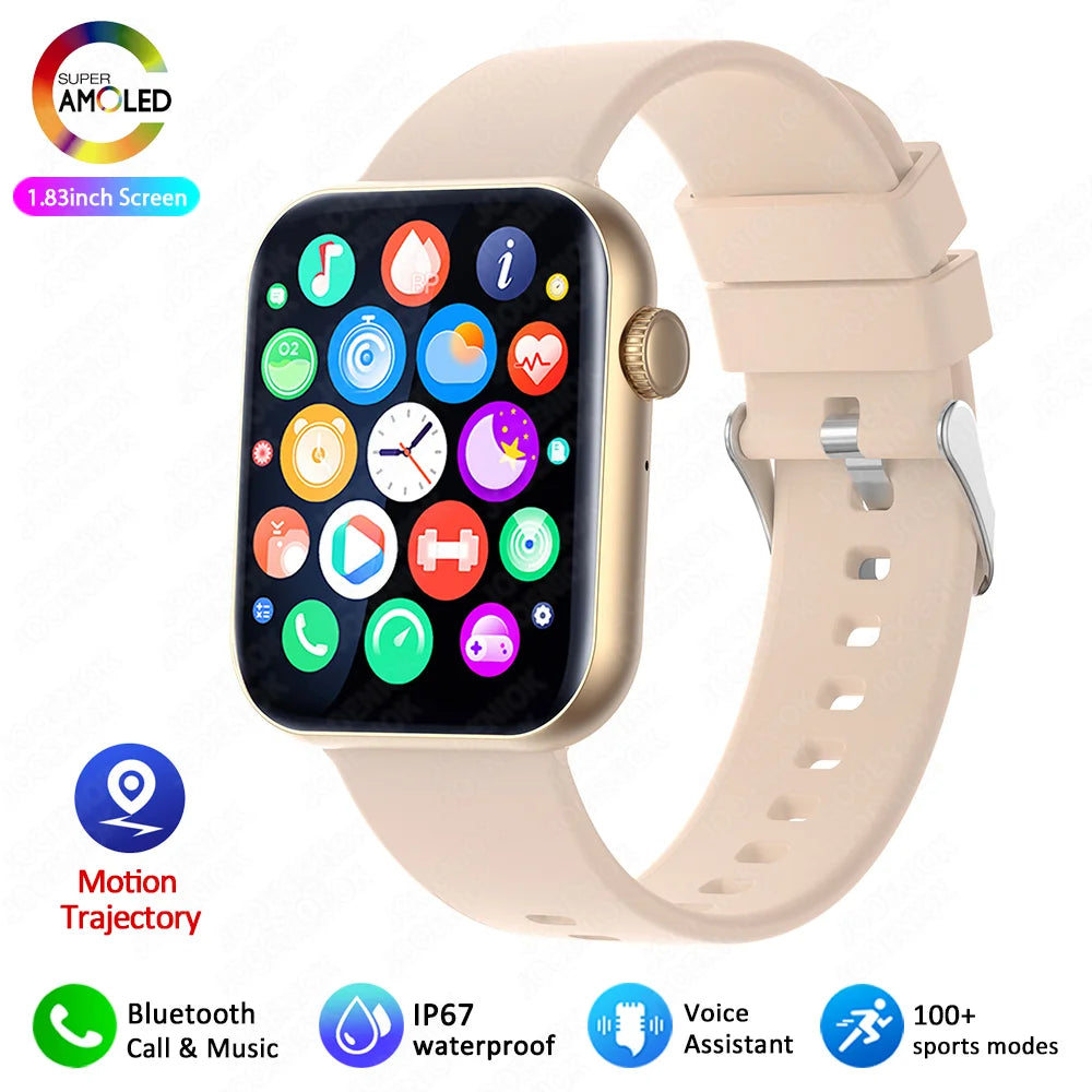 2025 New For Apple DT Watch 10 Smart Watch Men Women Waterproof Support 120 Sports ECG+PPG 1.81 inch Bluetooth Call Smart Watch