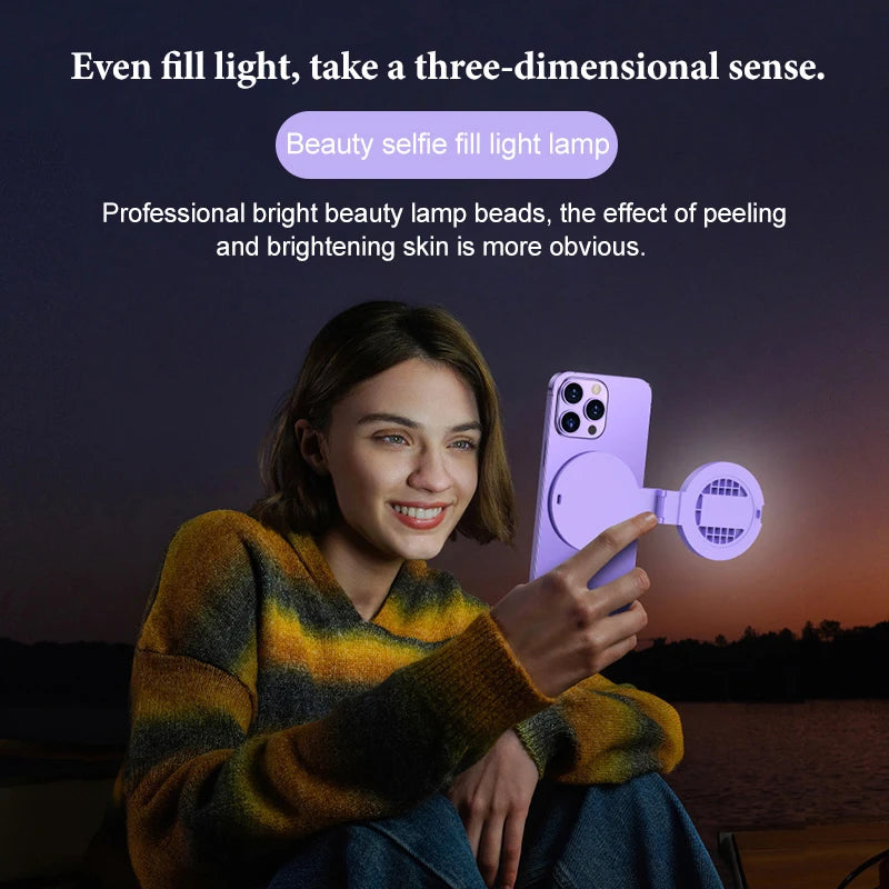 selfie fill light Mobile led light led fill light for professional photography  camera light led light mobile selfie ring lights