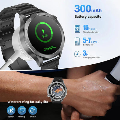 2025 New WATCH X Upgrade Smart Watch Men Watch X2 AMOLED HD Screen Bluetooth Call GPS Trajectory  Heart Rate Compass SmartWatch
