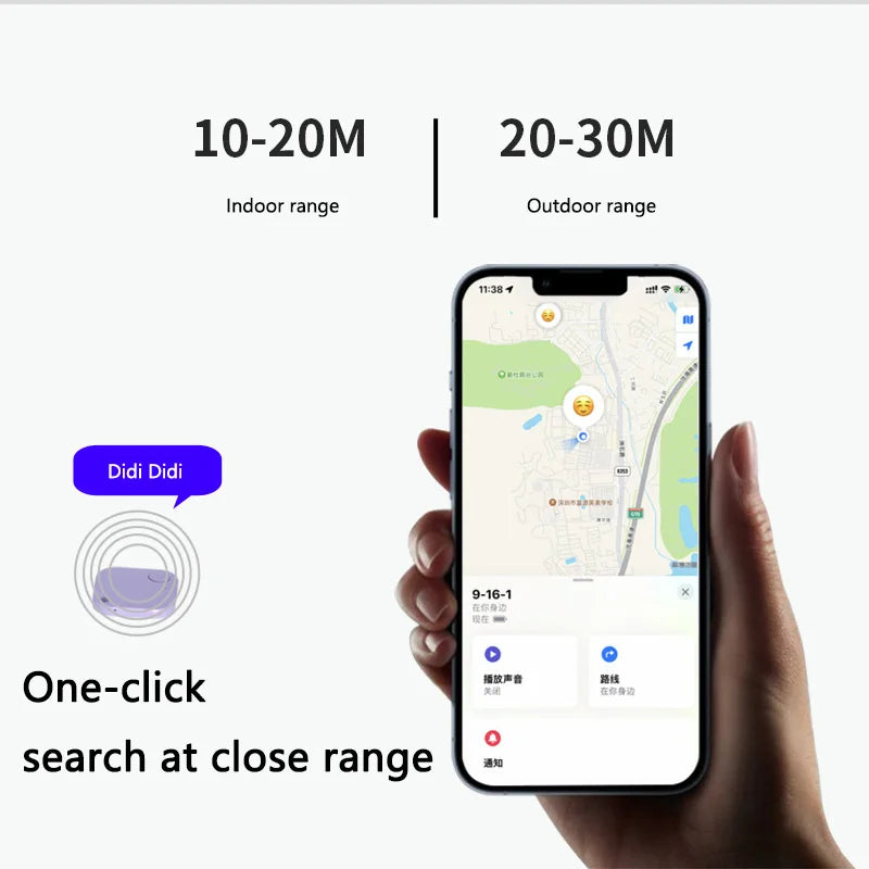 New Smart Finder Bluetooth 4.0 Children's Pet Wallet GPS Location Tracker Anti-lost Device Mini Portable Tracking Locator 2025