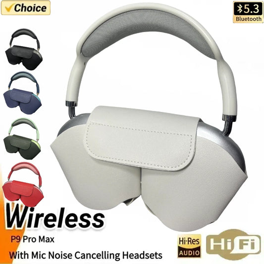 P9 Promax Headphones Wireless Bluetooth Headsets Outdoor Sports Gaming Wireless earphones Supports TF Card for Pc Smartphone