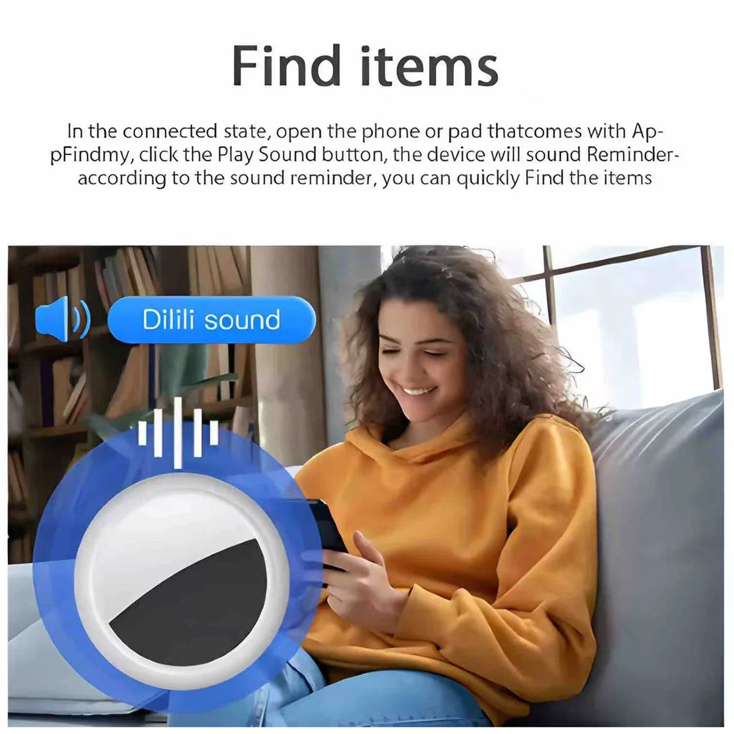 GPs For App Phone Airtage Bluetooth Tag Find My app Anti-lose Tracker SoundLocate Message Reminder Alarm Key Finder Pet GPS Loct