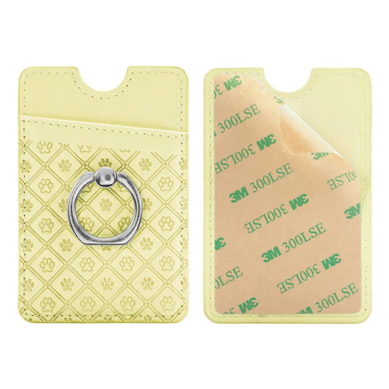 Cute Claw Design Smart Phone Ring Socket Holder Wallet Credit Card Holder 3M Adhesive Sticker Mobile Stand Case Soporte Celular